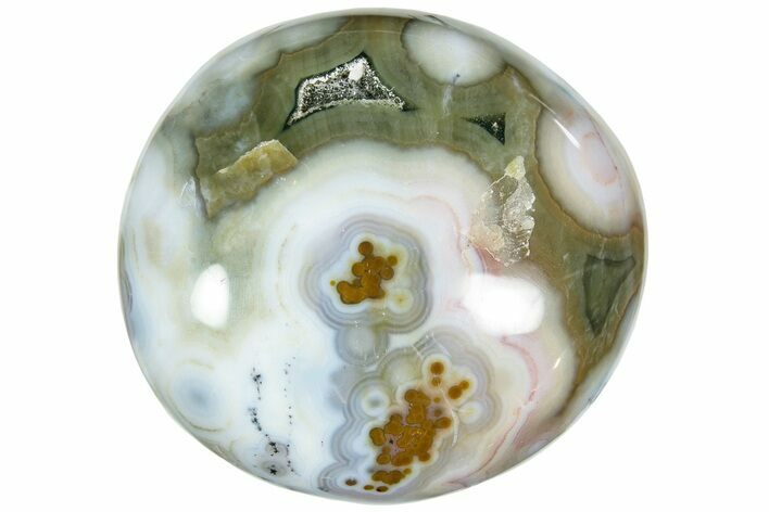 Polished Ocean Jasper Stone - New Deposit #223004